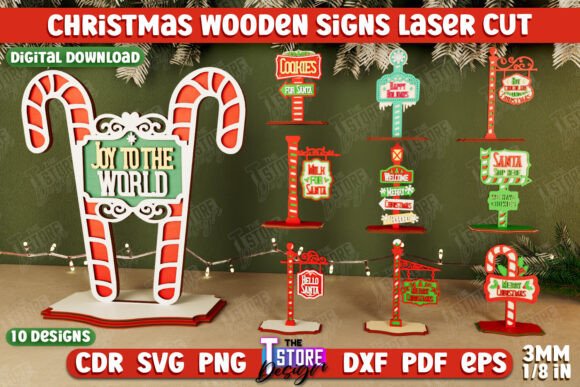A Designer's Take on Christmas Laser Cutting Decor Assets
