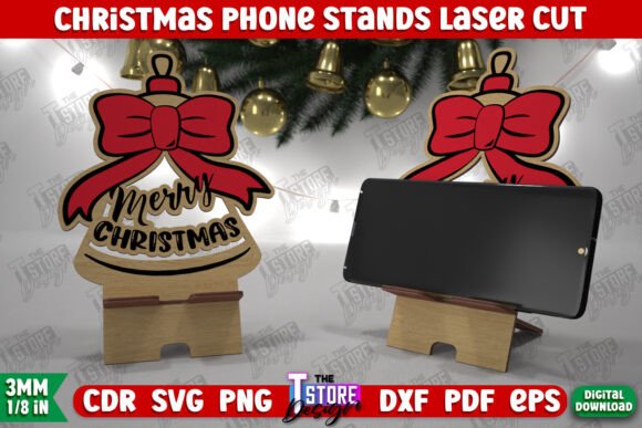 A Festive and Functional Phone Stand Embroidery Design