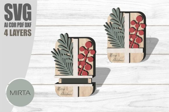 A Festive Design Asset for Laser Cutting & Winter Branding