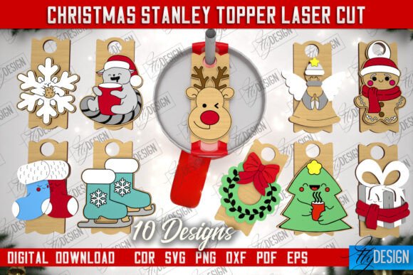 A Festive Design Bundle for Laser-Cutting Local Brand Winter Appeal