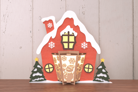 A Festive Lantern Design for Laser-Cut Branding Projects