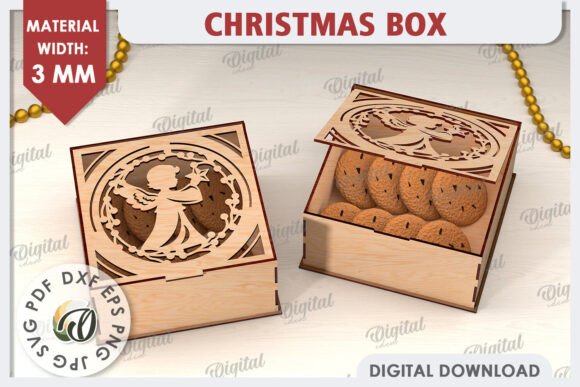 A Festive Laser-Cut Box for Winter Branding