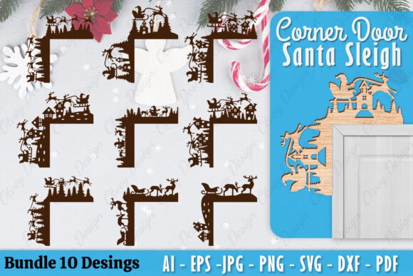 A Festive Laser-Cut Sleigh for Editorial Visuals & Blog Graphics