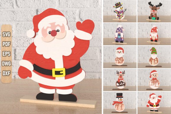 A Laser-Cut Christmas Decor Bundle for Editorial & Web Design