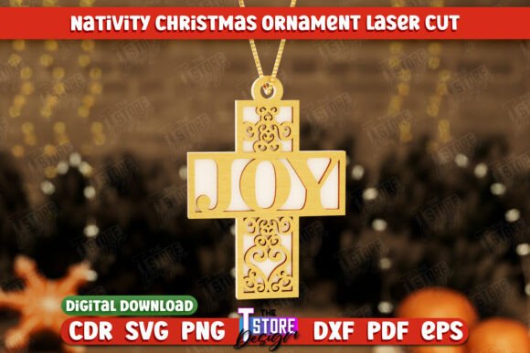 A Nativity Scene CNC Asset for Festive Branding
