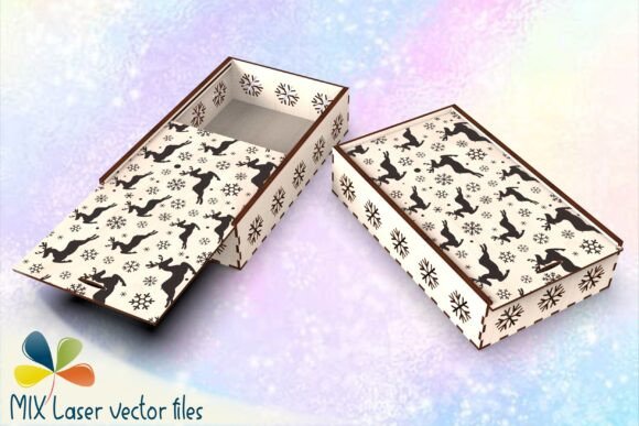 A Review of the Christmas Engraved Sliding Lid Gift Box Laser Cutting Design