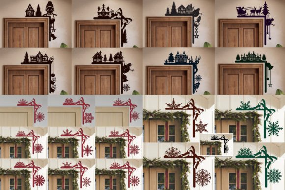 Christmas Door Corner Laser Cut Bundle