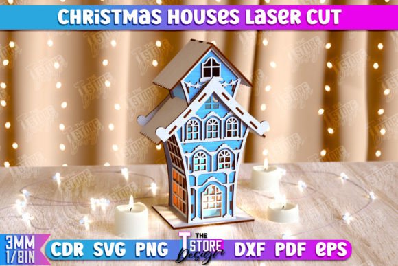 Christmas Houses DIY: A Laser Cutting Winter Amp Asset