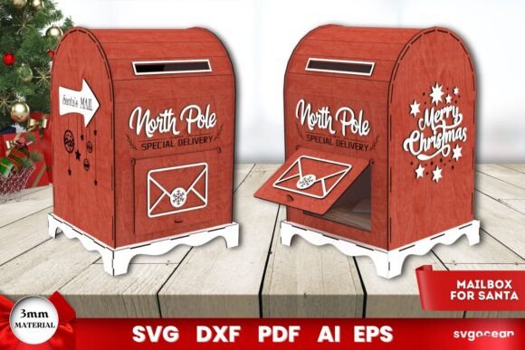 Enhancing Winter Content with Santa Mailbox Laser Cut