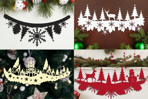 Laser Cut Christmas Garland SVG: A Winter Amp Essential