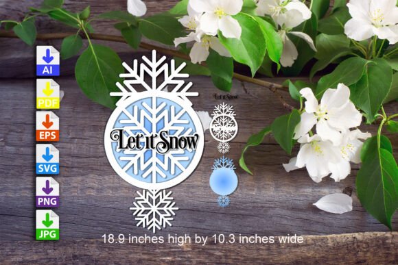 Let It Snow - A Charming Winter Embroidery Design