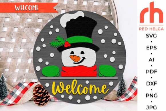 Review: Snowman Welcome SVG for Winter Amp Laser Cutting